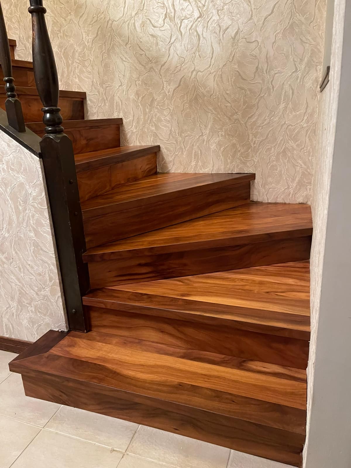 Acacia prefinished hardwood flooring installed in a Metro Vancouver home