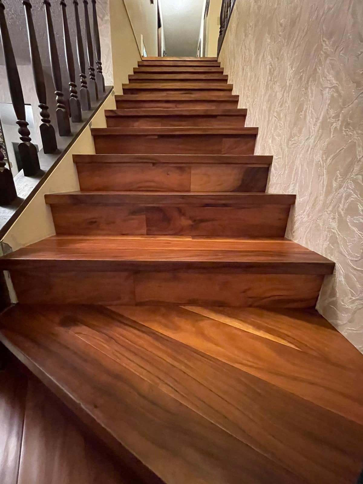 Acacia prefinished hardwood flooring installed in a Metro Vancouver home