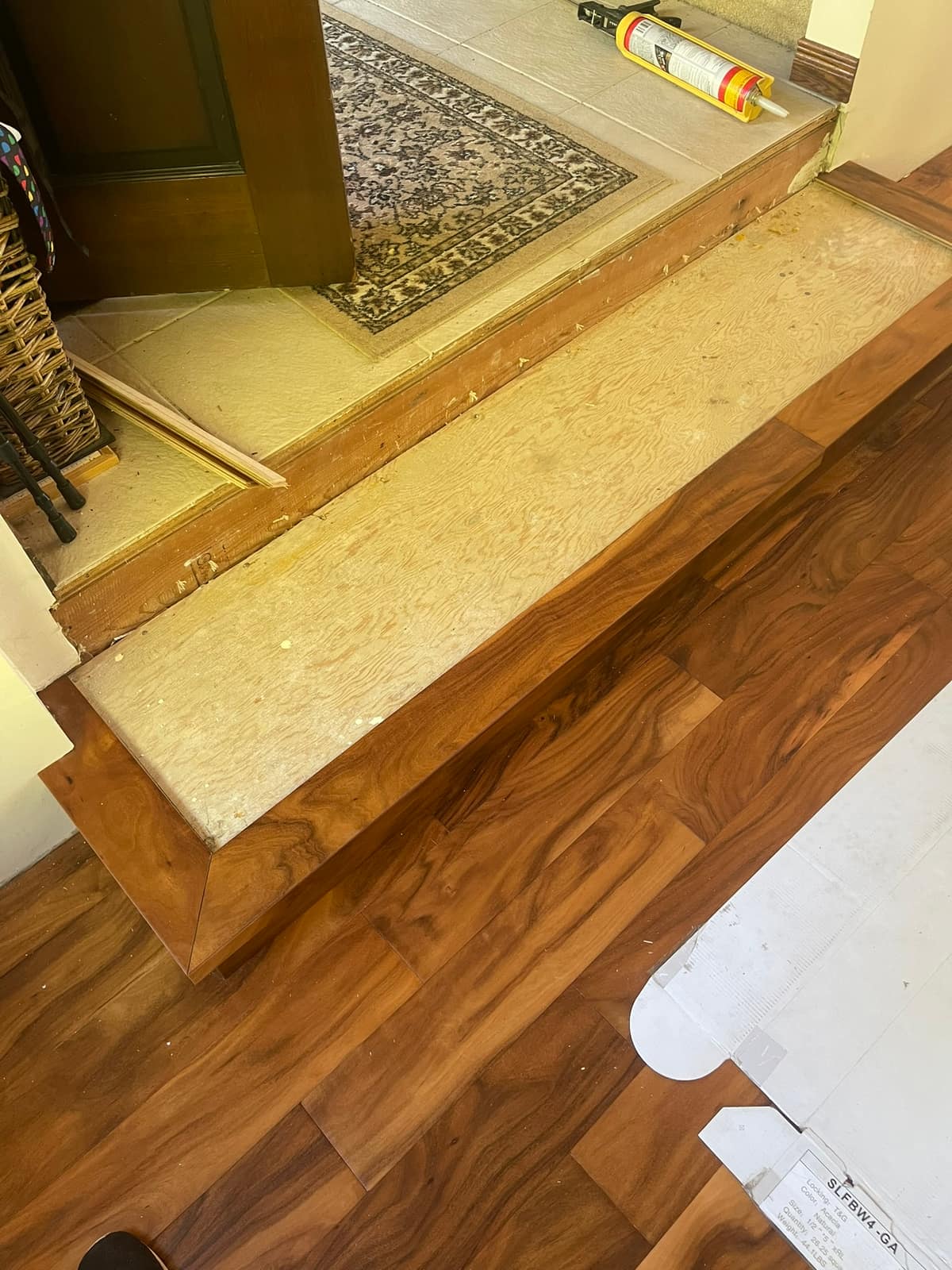 Acacia prefinished hardwood flooring installed in a Metro Vancouver home