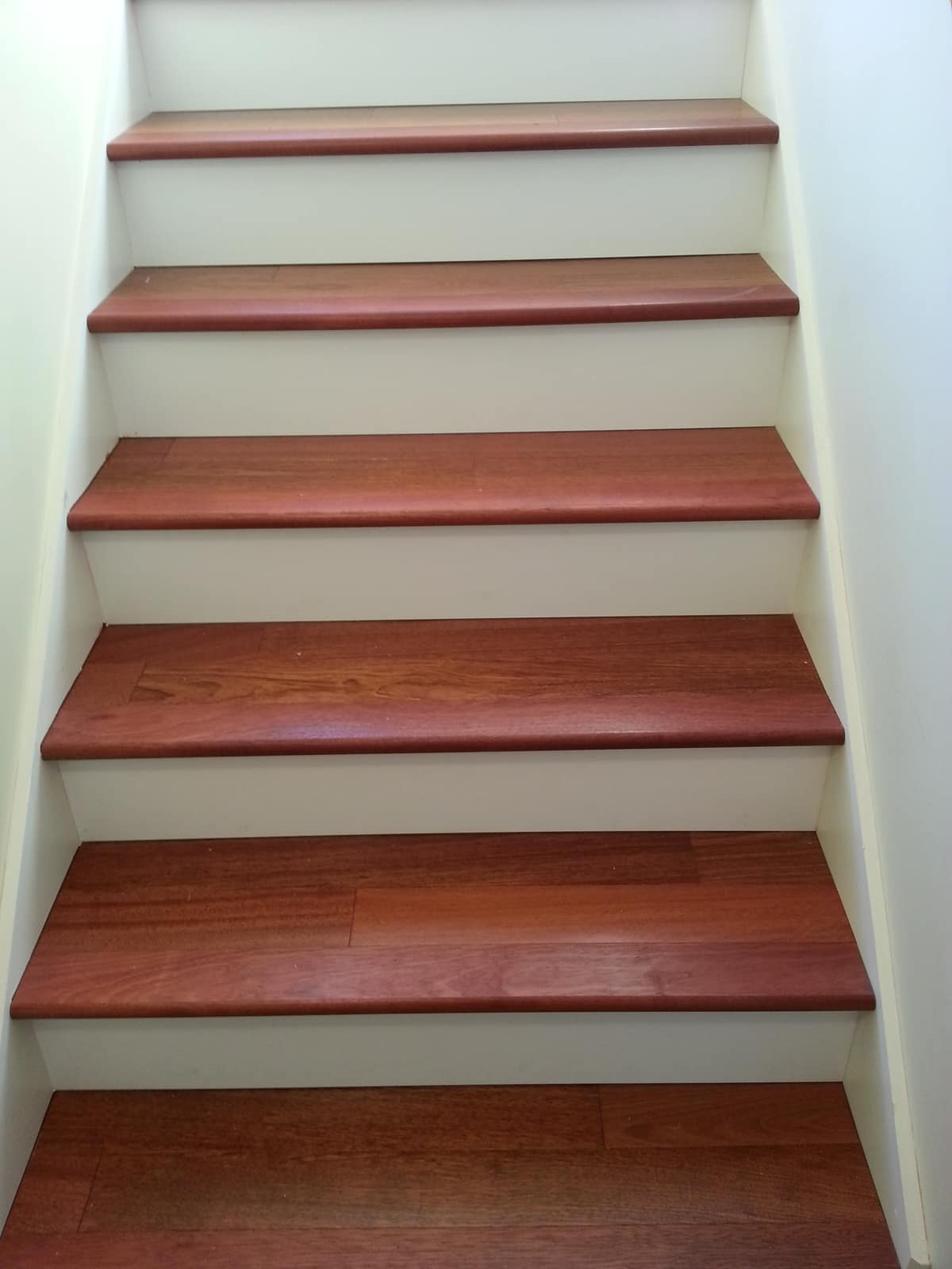 Hardwood stairs installed in a Port Coquitlam home
