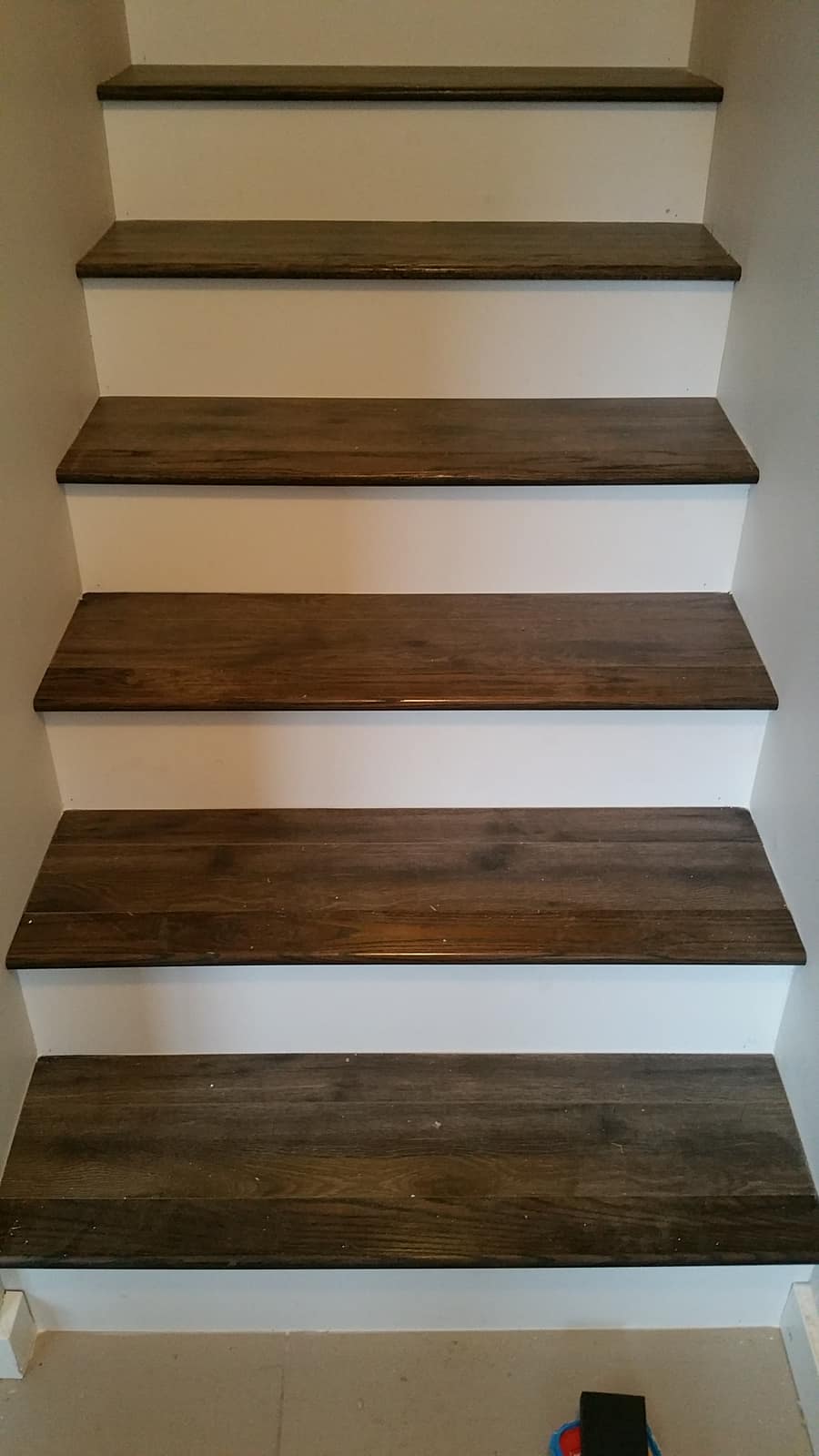 Hardwood stairs installed in a Kitsilano home in Vancouver