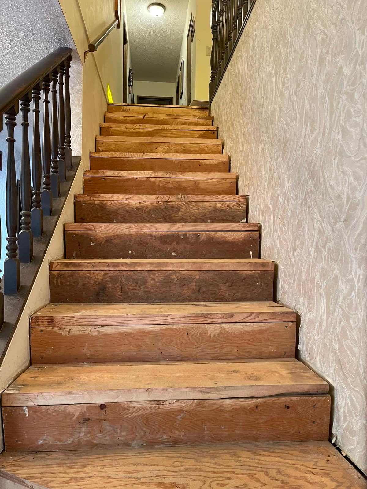 Hardwood stairs installed in a West Vancouver home