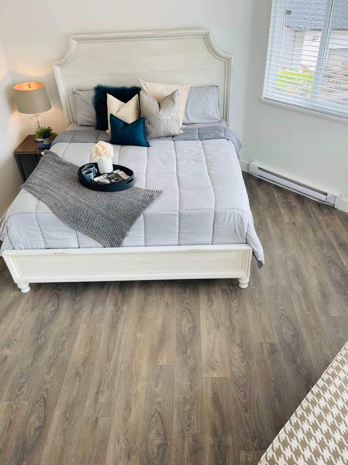 Laminate flooring installed in a Coquitlam home