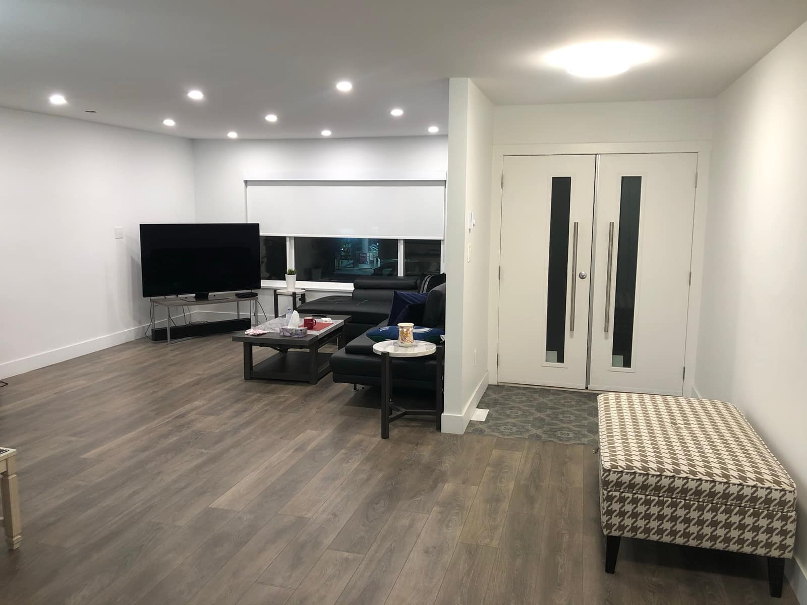 Laminate flooring installed in a Coquitlam home