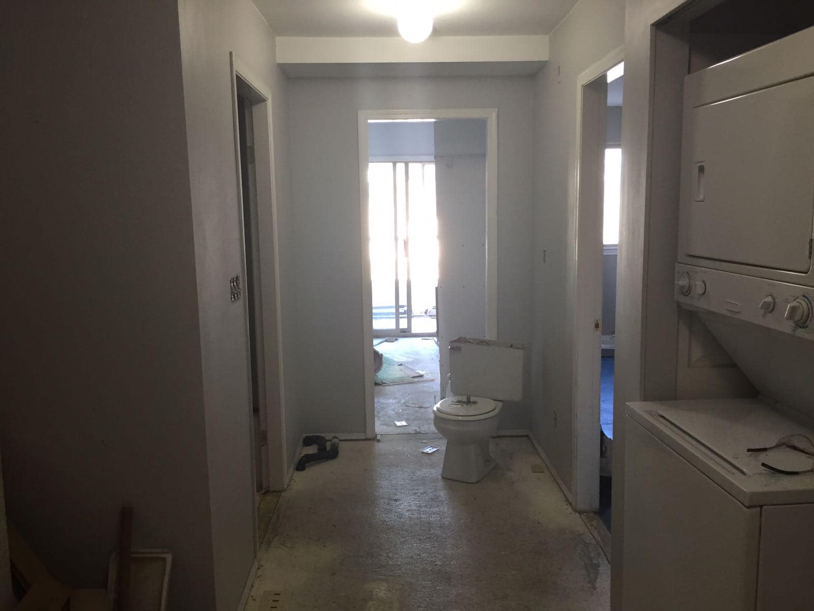 Laminate flooring installed near East 6th and Clark in Vancouver
