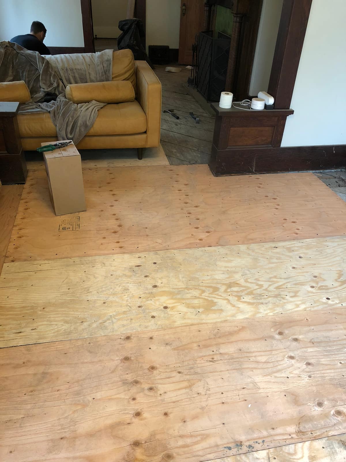 Two-and-a-quarter-inch quarter-sawn solid hardwood flooring