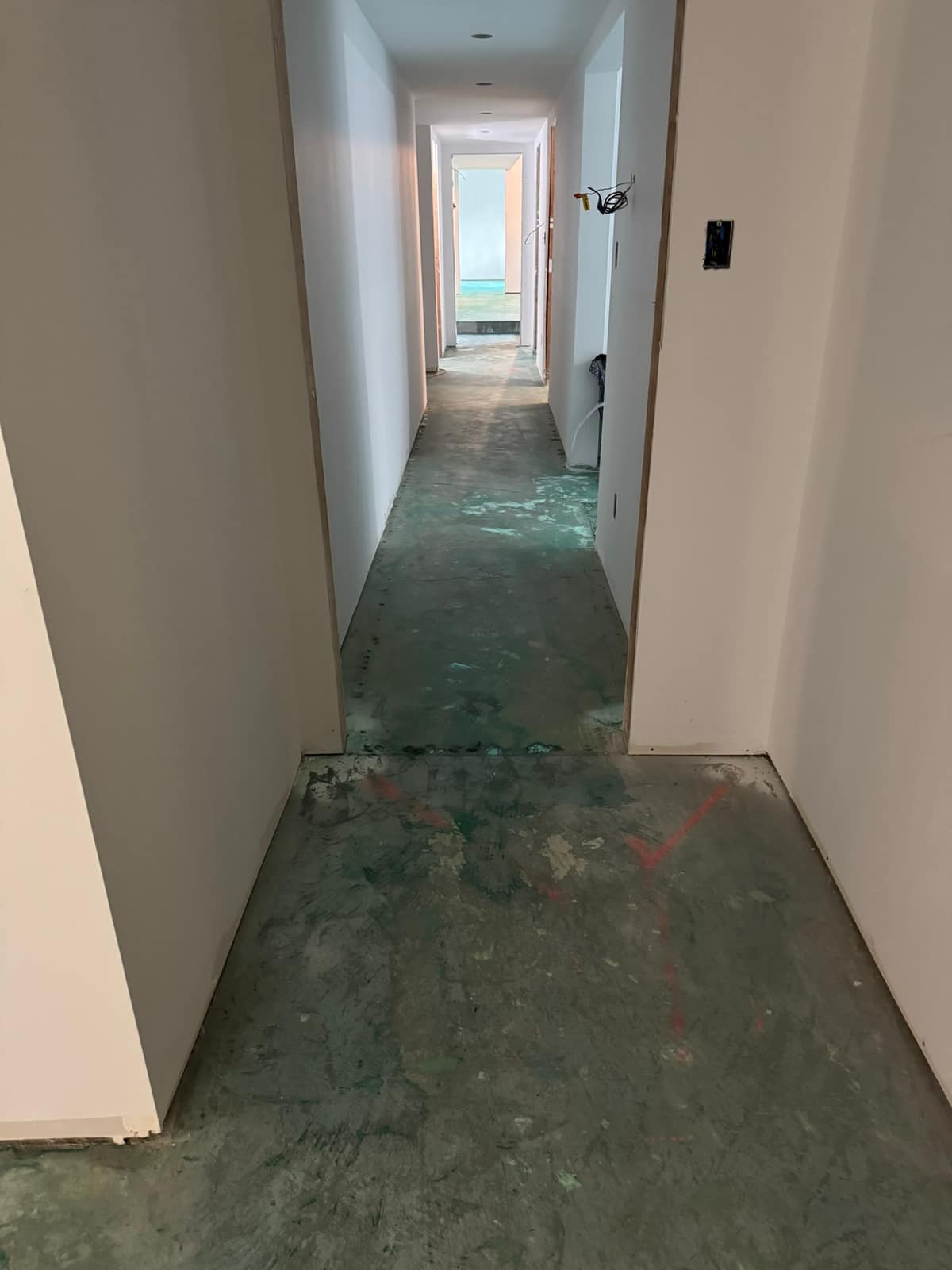 Self-levelling underlayment in a Point Grey home near UBC in Vancouver