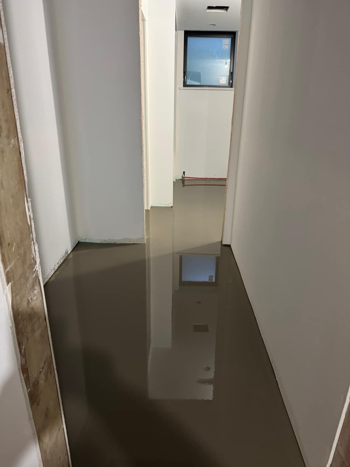 Self-levelling underlayment in a Point Grey home near UBC in Vancouver