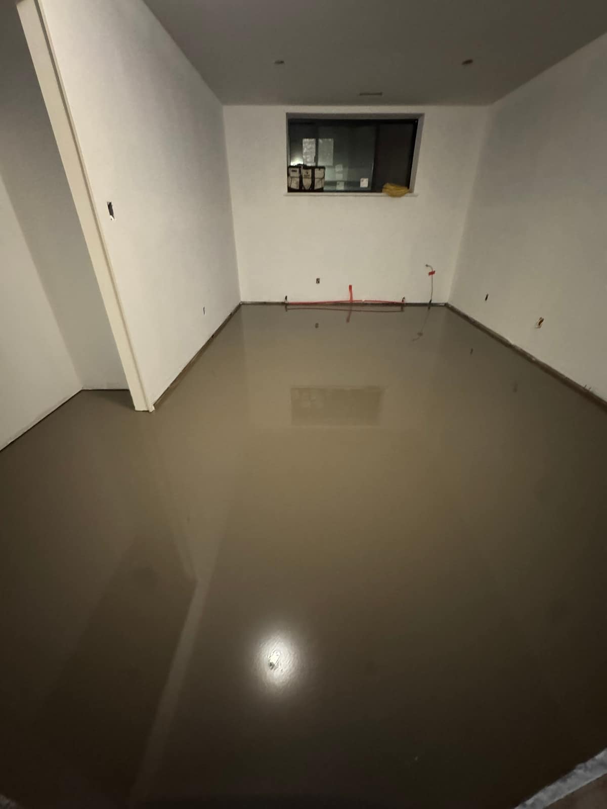 Self-levelling underlayment in a Point Grey home near UBC in Vancouver