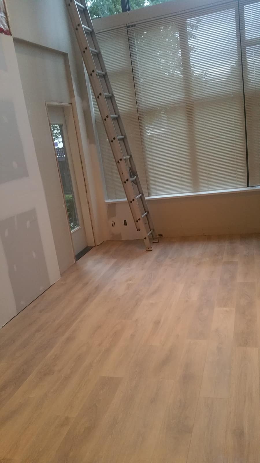 Laminate flooring installed in a Brentwood condo in Burnaby